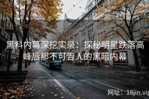 黑料内幕深挖实录：探秘明星跌落高峰后那不可告人的黑暗内幕