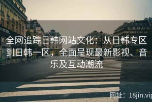 全网追踪日韩网站文化：从日韩专区到日韩一区，全面呈现最新影视、音乐及互动潮流