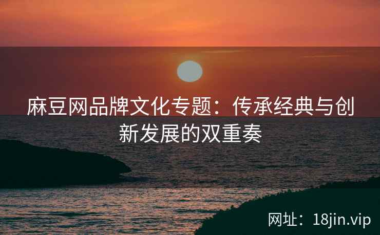 麻豆网品牌文化专题：传承经典与创新发展的双重奏