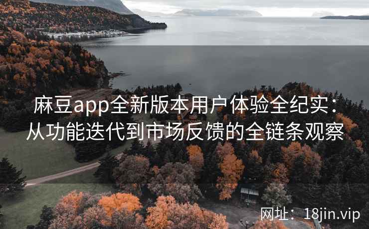麻豆app全新版本用户体验全纪实：从功能迭代到市场反馈的全链条观察